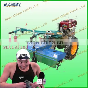 Agriculture Hand Tractor for Sale With Seat Rotary Cultivator Electric Start Wood Packing Install Video and Random Small Tools thumbnail-1