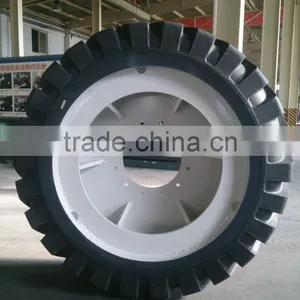 Superior Quality FB29.5-25 Tyres China Heavy Duty Solid Rubber Tires for Cars With Fast Delivery thumbnail-6