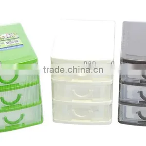 MINI PLASTIC DRAWER,3-TIER.13*11.5*9CM thumbnail-1