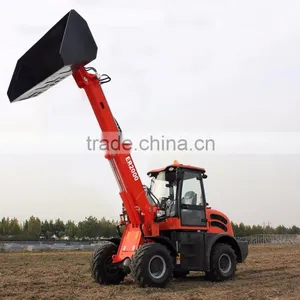 Everun Brand CE Approved 2TON Telescopic Arm Boom Wheel Loader thumbnail-5