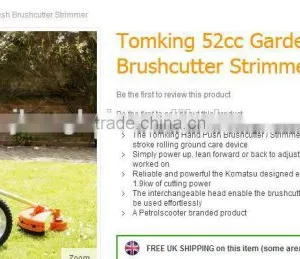 Tomking Weeding Machine Petrol Trimmer Grass Cutting Machine With CE Certificate thumbnail-4