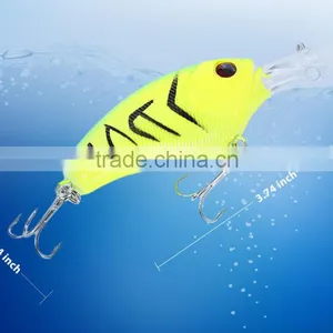1pc Outdoor 9.5CM Fishing Lures Crank Bait Tackle Swim Bait With 3D Eyes Verisimilar Hard Bait thumbnail-6