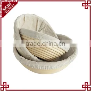 Handmade Cheap Price Round Small Bread Proofing Banneton Basket thumbnail-2