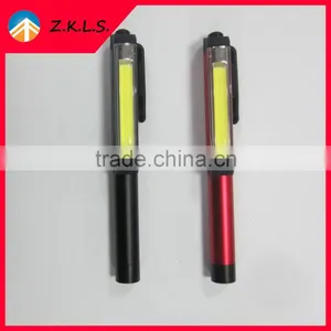 Aluminum Powerful COB Pen Light With Magnet thumbnail-3