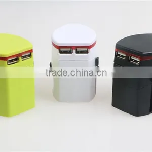 The Most Important Travel Accessory Unviersal Travel Adapter Charger With Double USB Port of 1000MA thumbnail-5