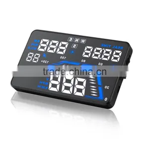 5.5'' GPS Universal Car HUD Head Up Display Car Alarm System Speed Warning With Campass thumbnail-2