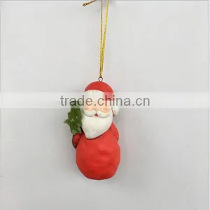 Made in China Small Santa Claus Christmas Wall Hanging Decorations thumbnail-3