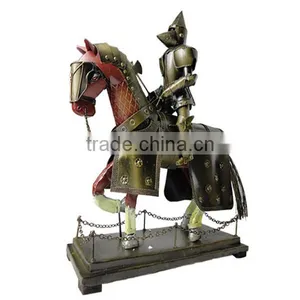 Retro Armor Samurai Armor Metal Knight Statues thumbnail-1