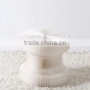 Popular Simplify Natural Portable Easy to Transport Living Room Paper Stool thumbnail-3