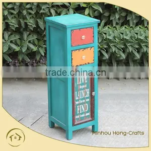 Tall Thin Storage Wood Cabinet thumbnail-2