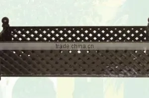 Trade Assurance China Supplier Garden Cast Iron Flower Basket Antique Basket thumbnail-5