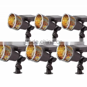 6-PC PLASTIC MOSAIC SOLAR SPOT (PDQ) LIGHT thumbnail-2
