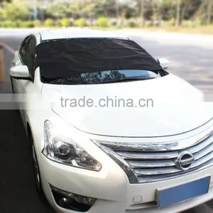 Magnetic Windshield Snow Cover /car Cover With Warning Sign thumbnail-3