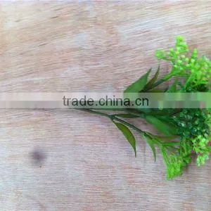 Home and Outdoor Garden Edging Christmas Decoration 60cm or 24inches Height Artificial Small Grass for Green Wall E04 1053 thumbnail-2