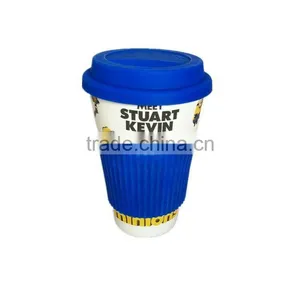 Customized OEM Available Diswasher Safe Bamboo Fibre Wholesale Coffee Cup thumbnail-1
