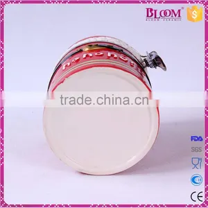 Christmas Decor Iron Desgin Ceramic Kitchen Canister thumbnail-6