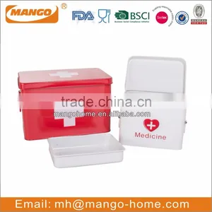 Hot Sale Indoor Colorful Metal First Aid Medicine Box thumbnail-3