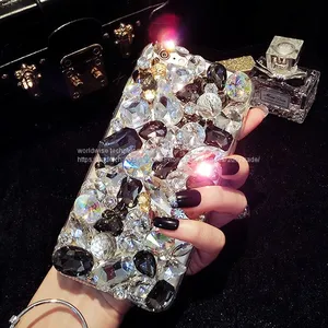 Luxury Crystal Diamond Cell Phone Cover Case Mobile Phone Cases for IPhone7/7Plus/6/6s/6plus/6splus Soft Shell Housing thumbnail-1