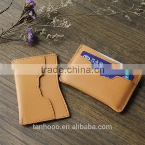 Custom Personalized Unisex PU Leather Card Holder Simple Design Card Pocket thumbnail-5