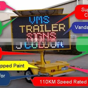 5 Colours Amber VMS Trailer New Model Sales For Australia thumbnail-2