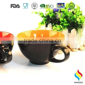 Ceramic Bowl With Handle thumbnail-2