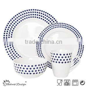 White High Quality Ceramic Porcelain Popular Design Latest Dinner Set thumbnail-1