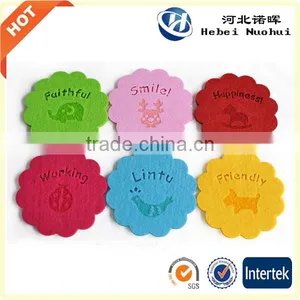 Smile Felt Coaster ; Featured Felt Coaster thumbnail-1