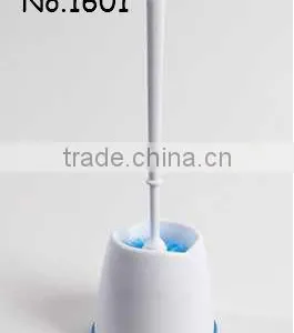 New Design Toilet Brush Plastic Cleaning Brush Sets With Holder thumbnail-3