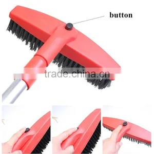 Rotating Snow Cleaning Brush With Ice Scraper thumbnail-2