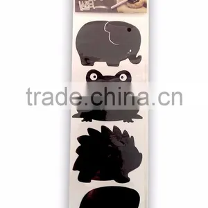 Decorative Chalkboard Label for Glass Bottle, Lovey Design Chalkboard Label Sticker, Elephant, Frog, Fish Pattens thumbnail-1