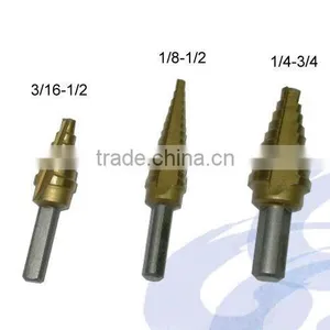 TAIWAN SCM Alloy Steel Coated TITAN Coating Step Drill thumbnail-1
