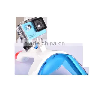 2017 Full Face Snorkel Mask New Foldable Full Face Snorkeling Diving Scuba Mask With Detachable GoPro Mount thumbnail-4