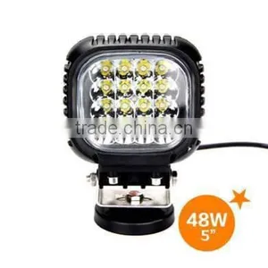 4x4/4wd/offroad 5" 48watt Flood/spot Beam Led Work Light/led Worklight/led Light Lamp thumbnail-1
