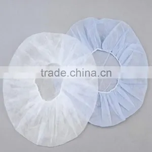 Non-woven Disposable Round Nurses Caps Bouffant Nurses Caps thumbnail-2