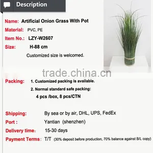 New Shape Fake Hemp Rope Colored Artificial Onion Grass for Decoration thumbnail-2