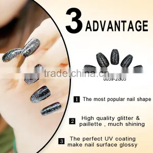 2017 Newair Fresh Design Factory Duppliy Full Cover Coffin False Nail Art thumbnail-6