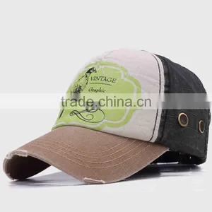 Custom Unstructured 6 Panel Distressed Baseball Hats thumbnail-1