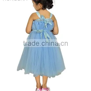 Baby Girl Frock Designs Tutu Flower Net Prom Dresses HSD2405 thumbnail-3