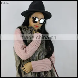 Wonderful Design Coat Winter Women Long Fox Fur Vests Autumn thumbnail-6