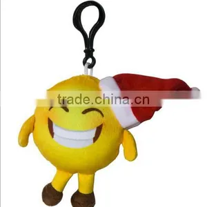 Cheap Christmas Keychain Stuffed Emoji Gift Plush Promotional Keychain thumbnail-3