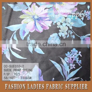 New Design Suede Print Dyeing With Brids for Girl's Garment 100%poly Printed Georgette 110gsm thumbnail-4