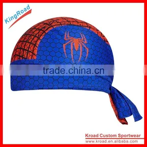 100%polyester Custom Cycling Bandana in Italy Ink thumbnail-1