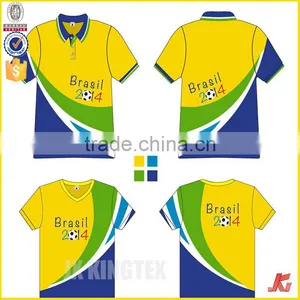 Customized Sublimation T Shirt/sublimation Printing Polo Shirt/sublimation Dry Fit Sprots Shirt With 100% Polyester thumbnail-1