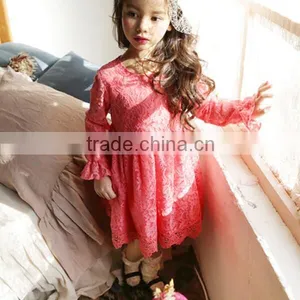 Zm35786a Beautiful Model Kids Clothing Fashion Girls Party Wedding Dresses thumbnail-3