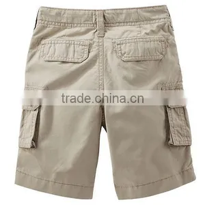 2016 New Custom Mens Cargo Shorts Khaki and Blue Shorts thumbnail-4