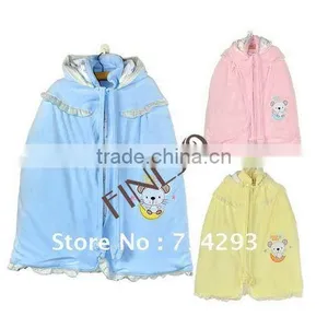New Baby Kid Boy Girl One-side Wear Warm Hoodie Cloak Cape Mantle Coat 7876 thumbnail-1