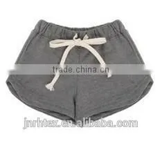 Top Quality Custom Design 100 Cotton Plain Girls Beach Shorts thumbnail-3