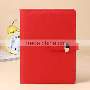 Custom Faux Leather Planner 6 Holes Loose Leaf Binder Clip Diary Notebook thumbnail-6