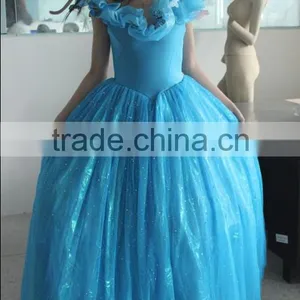 Walson Clothes Apparel 2015 NEW Movie Sandy Princess Cinderella Princess Dress Cosplay Costume Adult thumbnail-1