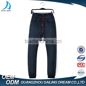 Guangzhou Jeans Market New Model Jeans Pent Style Wholesale Kids Jeans With Rib Hem thumbnail-1
